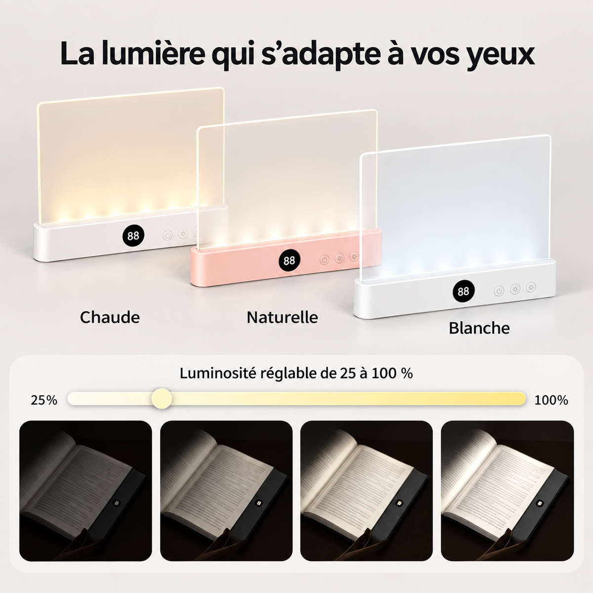 Lampe De Lecture Écran Plat LED™